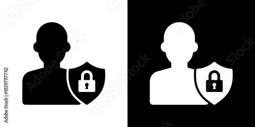 Privacy Icon Vector Illustration. Flat Style Design Created For Creative Flexibility In Light And Dark Versions. 