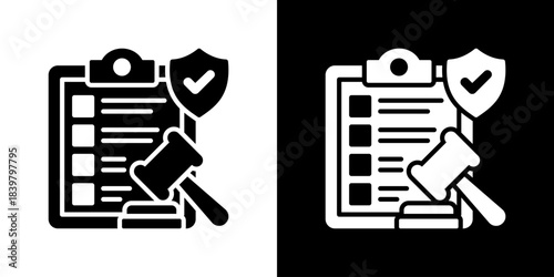 Compliance Icon Vector Illustration. Flat Style Design Created For Creative Flexibility In Light And Dark Versions. 