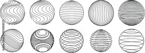 Hand drawn egg shapes collection isolated on white background