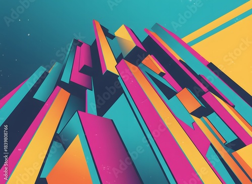 Bright abstract colorful background with rainbow lines and pencil drawing vector illustration design pattern