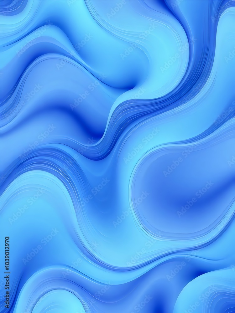 Naklejka premium Aqua Wave Gradient Background