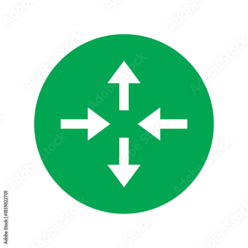 Free Download four way arrow button icon - GFXLoad