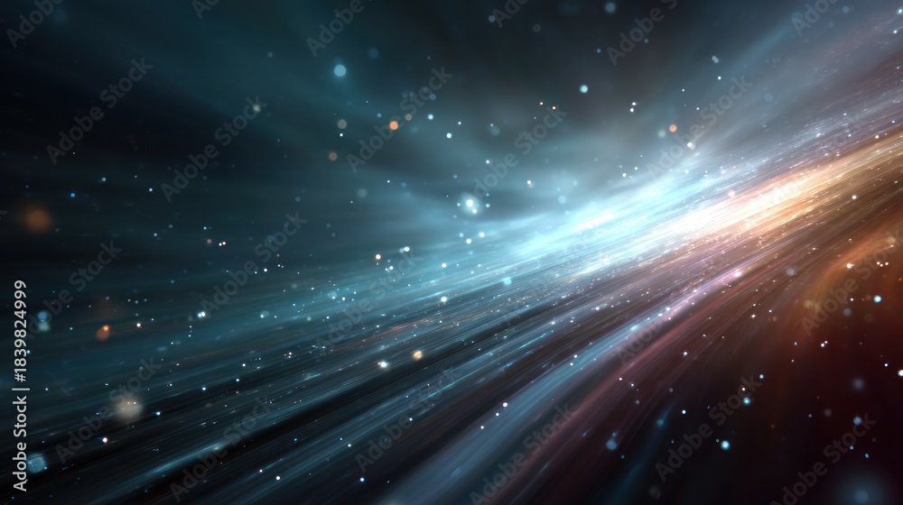 Obraz premium Cosmic galaxy image