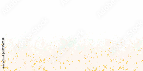Abstract gradient background with scattered golden and white particles
