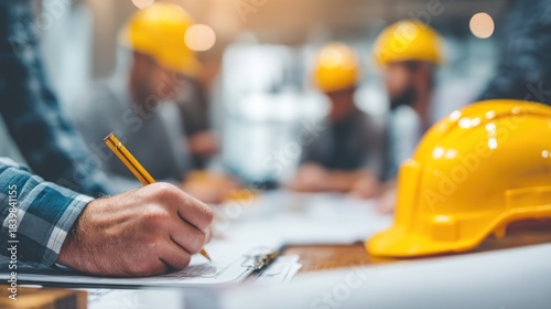 Construction team planning