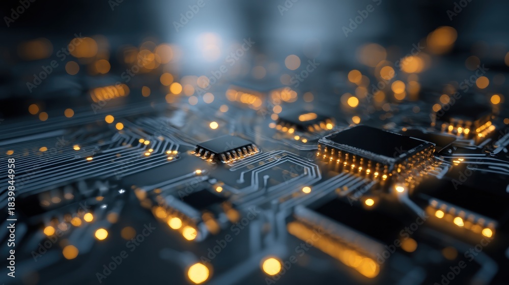 Obraz premium Circuit board technology