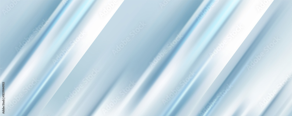 Fototapeta premium Blue abstraction. Fractal wave on a light background