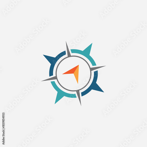 Compass Logo Template vector icon illustration