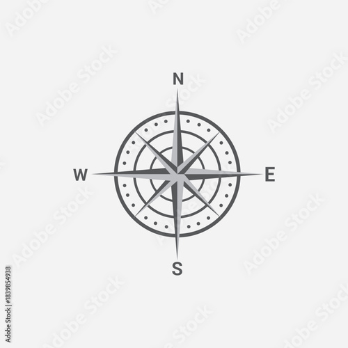 Compass Logo Template vector icon illustration