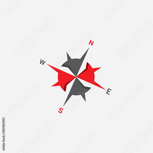 Compass Logo Template vector icon illustration