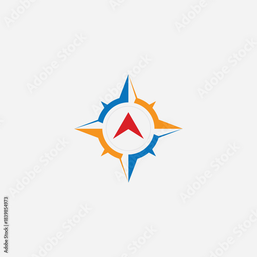 Compass Logo Template vector icon illustration