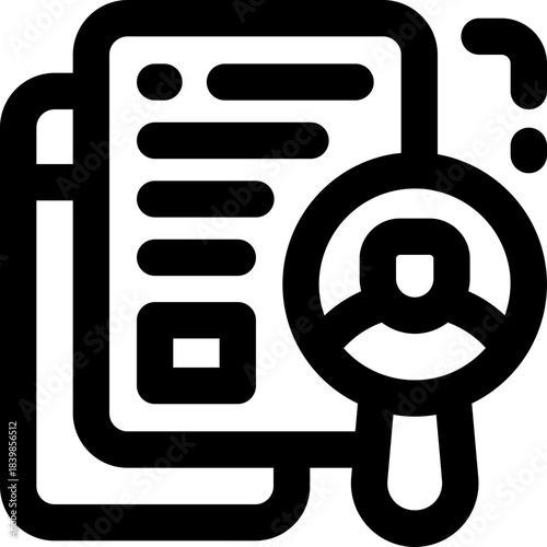 hire line icon. Clean and minimalist vector icon for websites, mobile apps, presentations, and logos. Fully scalable and customizable for any project.