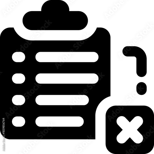 cancel glyph icon. Strong and solid vector icon for websites, mobile interfaces, presentations, and visual branding. High quality and easy to edit.