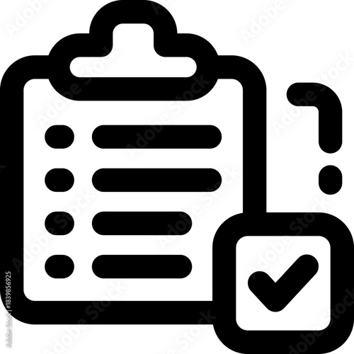 confirmation line icon. Clean and minimalist vector icon for websites, mobile apps, presentations, and logos. Fully scalable and customizable for any project.