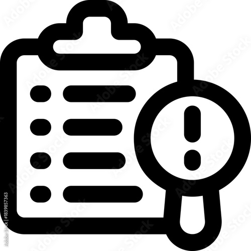 evaluation line icon. Clean and minimalist vector icon for websites, mobile apps, presentations, and logos. Fully scalable and customizable for any project.