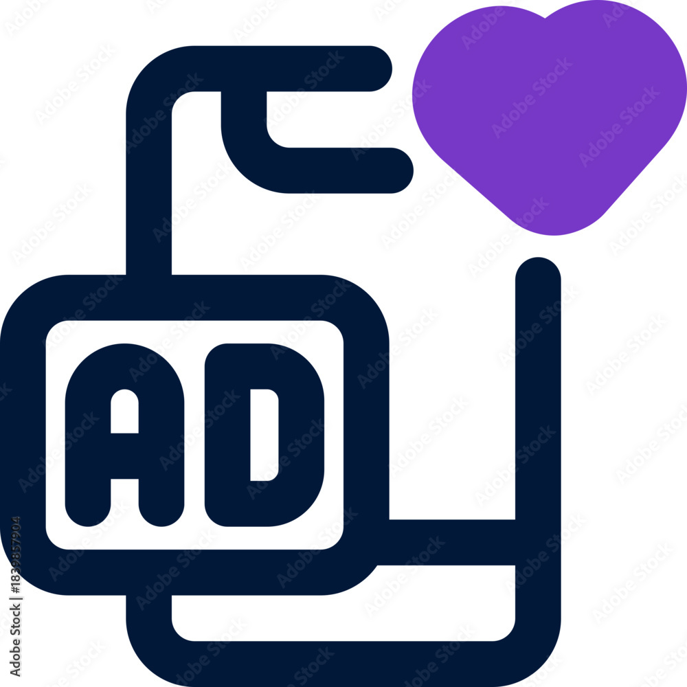 Obraz premium advertisement duotone icon. Sleek and modern vector icon for websites, mobile apps, marketing materials, and corporate design. Fully scalable and ready to use.