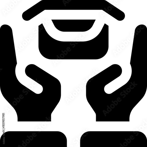 value proposal glyph icon. Strong and solid vector icon for websites, mobile interfaces, presentations, and visual branding. High quality and easy to edit.