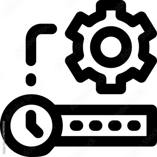 progressive line icon. Clean and minimalist vector icon for websites, mobile apps, presentations, and logos. Fully scalable and customizable for any project.