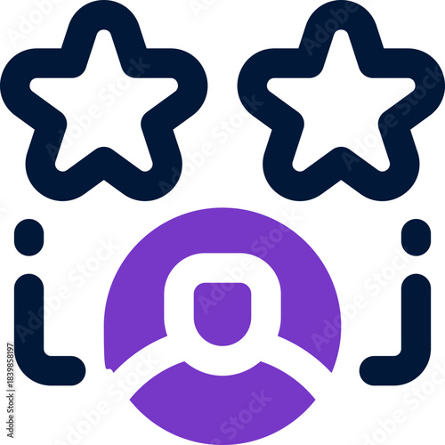 loyalty duotone icon. Sleek and modern vector icon for websites, mobile apps, marketing materials, and corporate design. Fully scalable and ready to use.