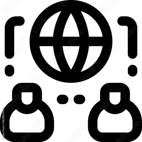 cultural line icon. Clean and minimalist vector icon for websites, mobile apps, presentations, and logos. Fully scalable and customizable for any project.