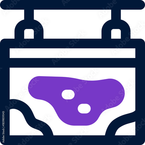 map duotone icon. Sleek and modern vector icon for websites, mobile apps, marketing materials, and corporate design. Fully scalable and ready to use.