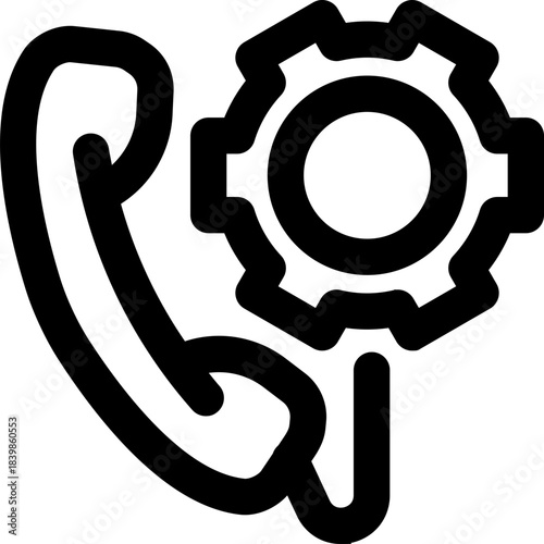 setting line icon. Clean and minimalist vector icon for websites, mobile apps, presentations, and logos. Fully scalable and customizable for any project.