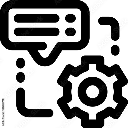 setting line icon. Clean and minimalist vector icon for websites, mobile apps, presentations, and logos. Fully scalable and customizable for any project.