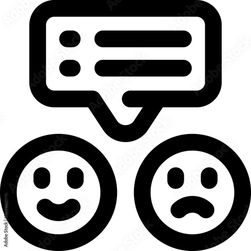 emoji line icon. Clean and minimalist vector icon for websites, mobile apps, presentations, and logos. Fully scalable and customizable for any project.