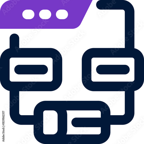 layout duotone icon. Sleek and modern vector icon for websites, mobile apps, marketing materials, and corporate design. Fully scalable and ready to use.