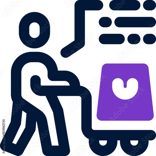 consumer behavior duotone icon. Sleek and modern vector icon for websites, mobile apps, marketing materials, and corporate design. Fully scalable and ready to use.