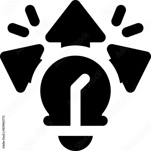 flexibility glyph icon. Strong and solid vector icon for websites, mobile interfaces, presentations, and visual branding. High quality and easy to edit.