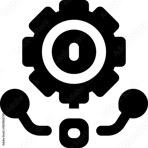 technology glyph icon. Strong and solid vector icon for websites, mobile interfaces, presentations, and visual branding. High quality and easy to edit.