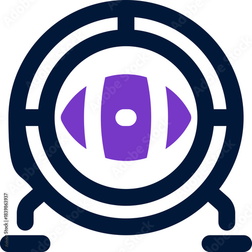 visionary duotone icon. Sleek and modern vector icon for websites, mobile apps, marketing materials, and corporate design. Fully scalable and ready to use.