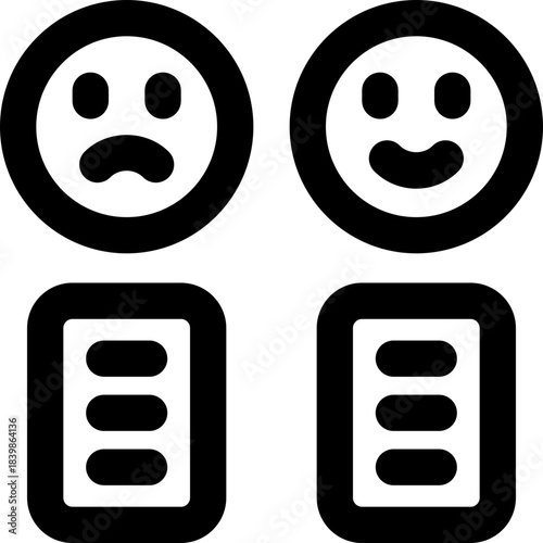 satisfied customer line icon. Clean and minimalist vector icon for websites, mobile apps, presentations, and logos. Fully scalable and customizable for any project.