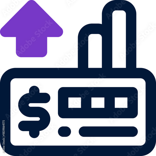 growth duotone icon. Sleek and modern vector icon for websites, mobile apps, marketing materials, and corporate design. Fully scalable and ready to use.