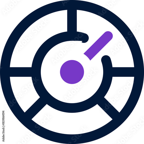 statistic duotone icon. Sleek and modern vector icon for websites, mobile apps, marketing materials, and corporate design. Fully scalable and ready to use.