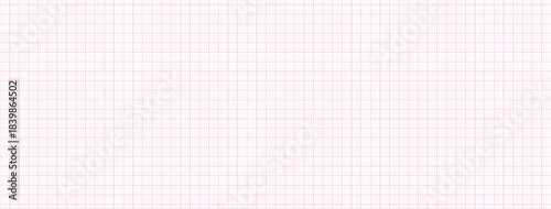 Clean seamless grid background with pink graph paper texture and dot pattern. Minimal vector layout with lines suitable for notebook, note, school, plotting, journal, and bullet journal design.
