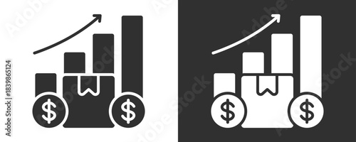 Selling Icon Set Vector Collection Isolated In Black And White