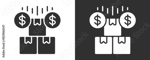 Product Icon Set Vector Collection Isolated In Black And White