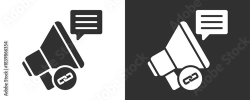 Public Relation Icon Set Vector Collection Isolated In Black And White