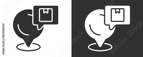 Positioning Icon Set Vector Collection Isolated In Black And White