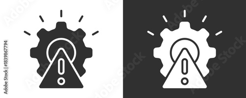 Mitigation Icon Set Vector Collection Isolated In Black And White