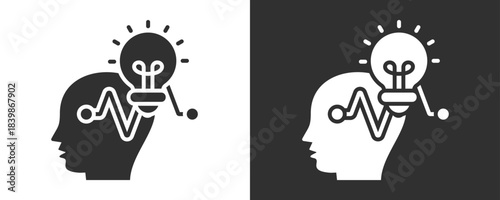 Business Intelligence Icon Set Vector Collection Isolated In Black And White