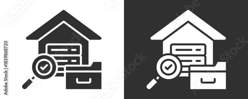 Data Discovery Icon Set Vector Collection Isolated In Black And White