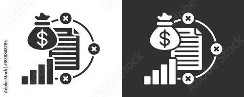Data Manipulation Icon Set Vector Collection Isolated In Black And White