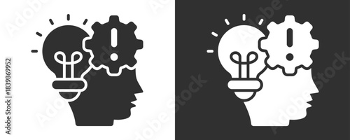 Disruptive Innovation Icon Set Vector Collection Isolated In Black And White