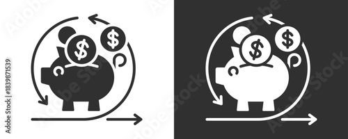 Recovery Icon Set Vector Collection Isolated In Black And White