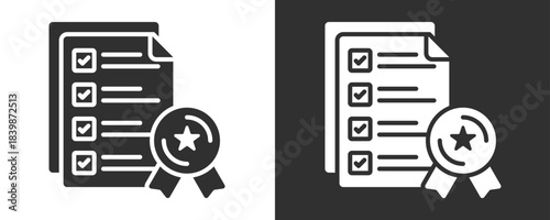 Requirements Icon Set Vector Collection Isolated In Black And White