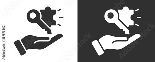 Problem Solving Icon Set Vector Collection Isolated In Black And White