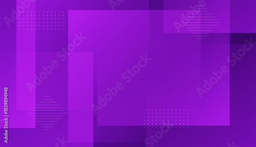 Vibrant purple abstract background with layered geometric blocks and subtle gradients. Perfect for creative layouts, promotional materials, technology themes, and modern visual compositions.